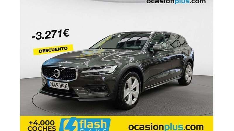 Gris Usado 2021 Volvo V60 CC Pro Familiar | 32.719 € (Precio justo) - Imagen 1/4