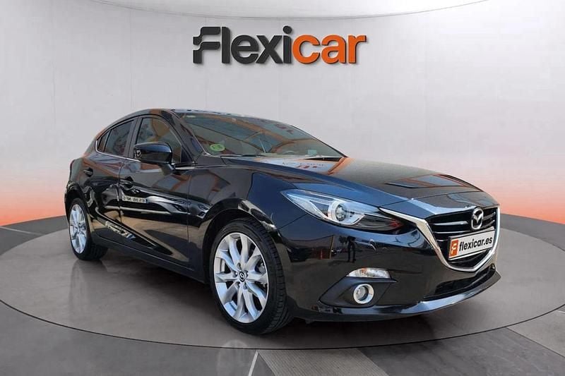Negro Usado 2015 Mazda 3 Luxury Berlina | 12.490 € (Precio justo) - Imagen 1/4
