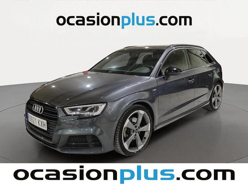 Gris Usado 2019 Audi A3 Sportback S-Line Utilitario | 20.537 € (Precio justo) - Imagen 1/4