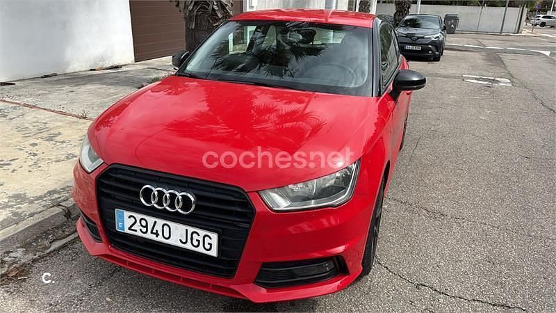 Usado Audi A1 S-Line 95 CV (69 kW) 2015 Rojo Utilitario