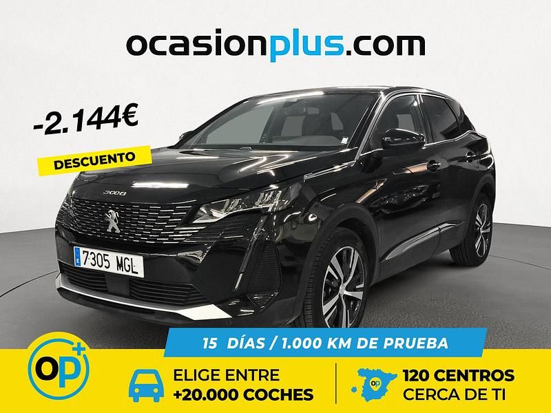 Negro Usado 2023 Peugeot 3008 Allure SUV | 16.990 € (Precio justo) - Imagen 1/4