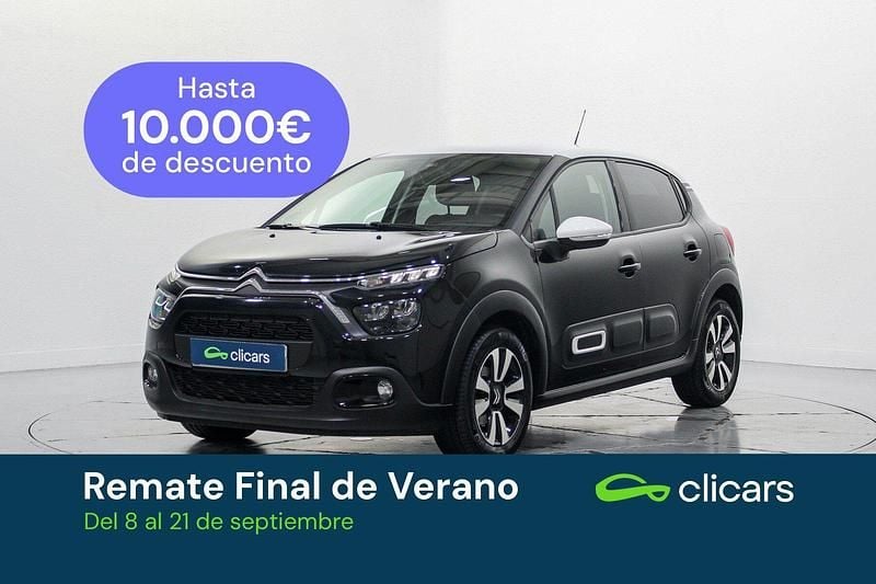 Negro Usado 2024 Citroën C3 PureTech Utilitario | 12.790 € (Precio justo) - Imagen 1/4