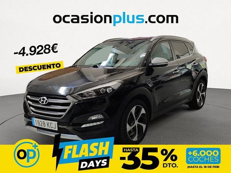 Negro Usado 2017 Hyundai Tucson SUV | 15.362 € (Buen precio) - Imagen 1/4