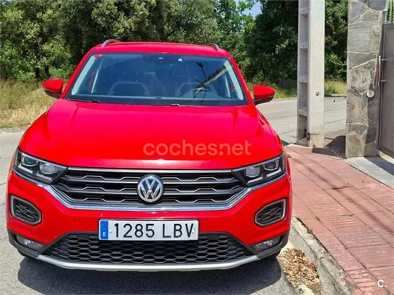 Usado VW T-Roc Sportline 115 CV (84 kW) 2019 Rojo SUV