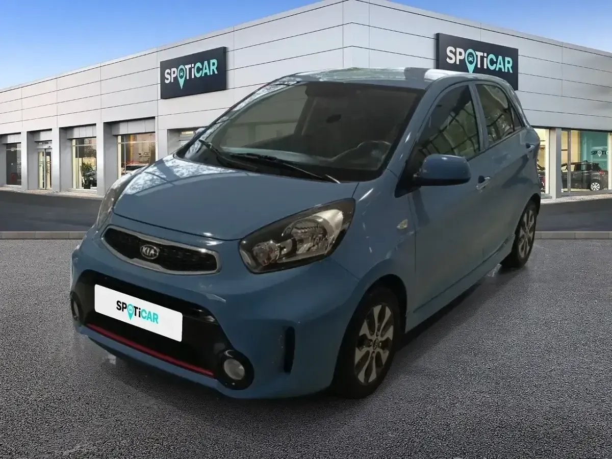 Usado Kia Picanto 67 CV (49 kW) 2016 Azul Utilitario