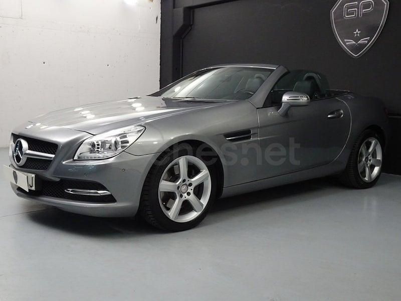 Usado Mercedes SLK250 204 CV (150 kW) 2013 Gris / plata Descapotable