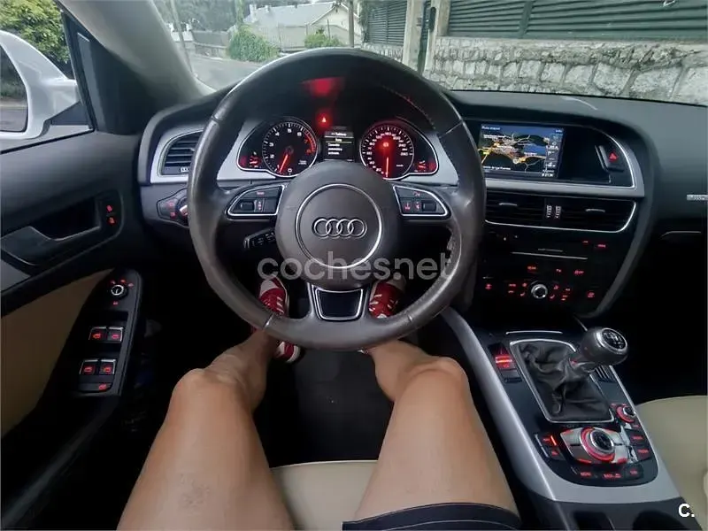 Usado Audi A5 Sportback Advanced 177 CV (130 kW) 2015 Blanco Utilitario