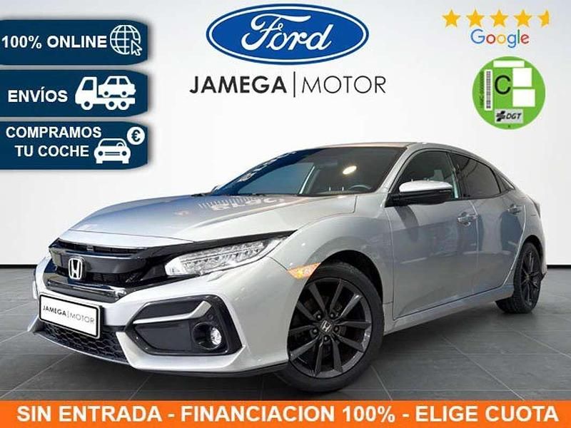 Gris Usado 2020 Honda Civic Elegance Utilitario | 17.990 € (Buen precio) - Imagen 1/4