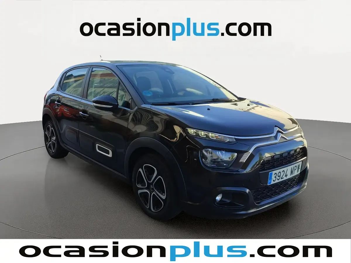 Usado Citroën C3 PureTech 83 CV (61 kW) 2024 Negro Utilitario