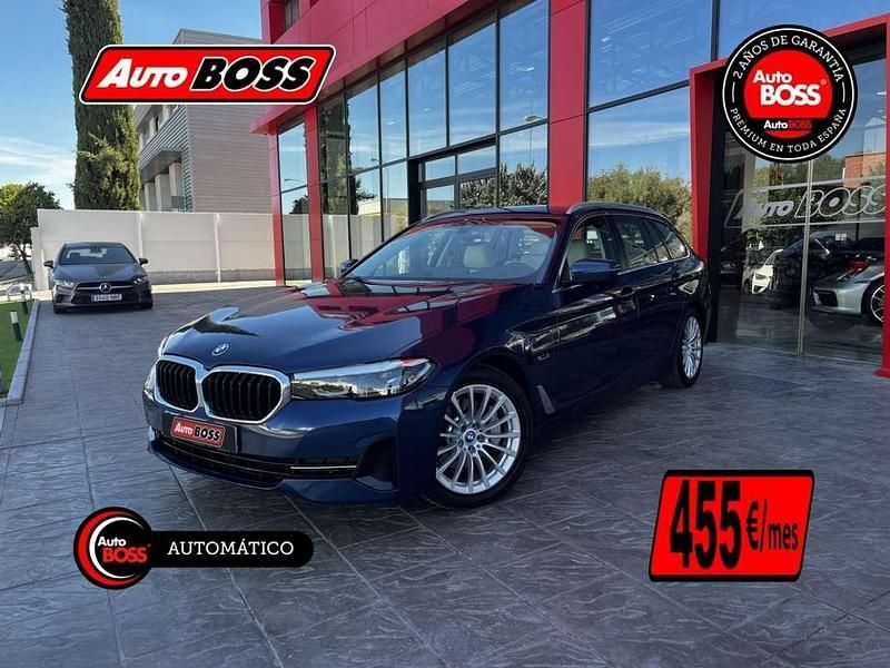 Usado BMW 520 M Sport 204 CV (150 kW) 2022 Azul Familiar