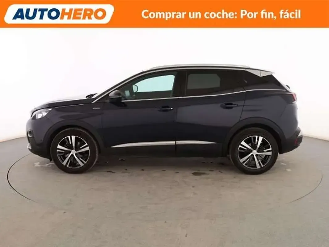 Usado Peugeot 3008 GT-line 131 CV (96 kW) 2018 Azul SUV