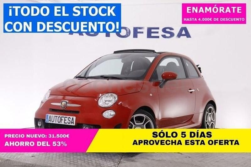 Usado Abarth 500C 140 CV (102 kW) 2016 Rojo Descapotable