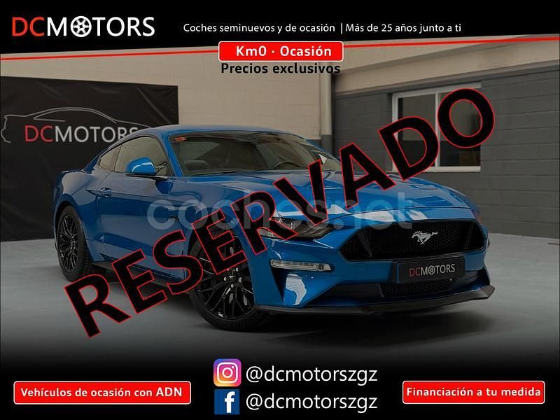 Azul Usado 2021 Ford Mustang GT Fastback Coupe | 49.900 € (Precio justo) - Imagen 1/4