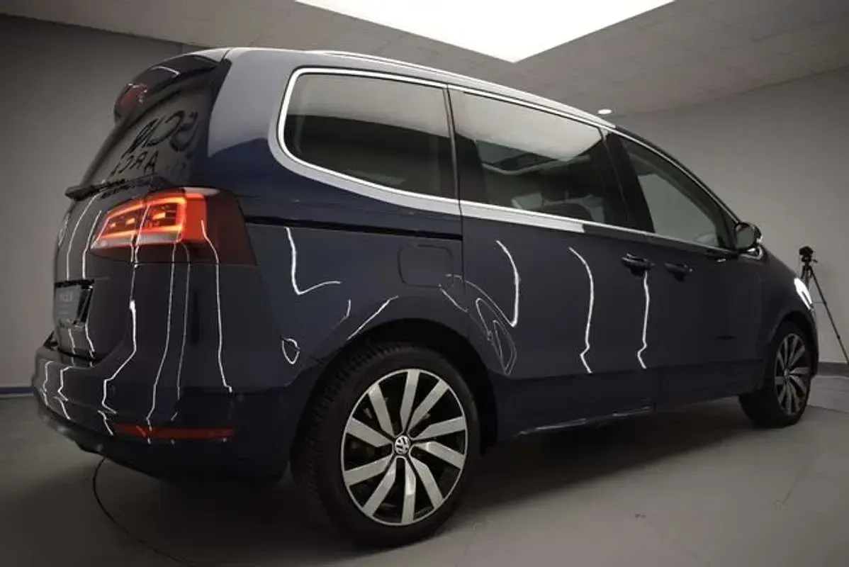 Usado VW Sharan Advance 184 CV (135 kW) 2016 Azul Monovolumen