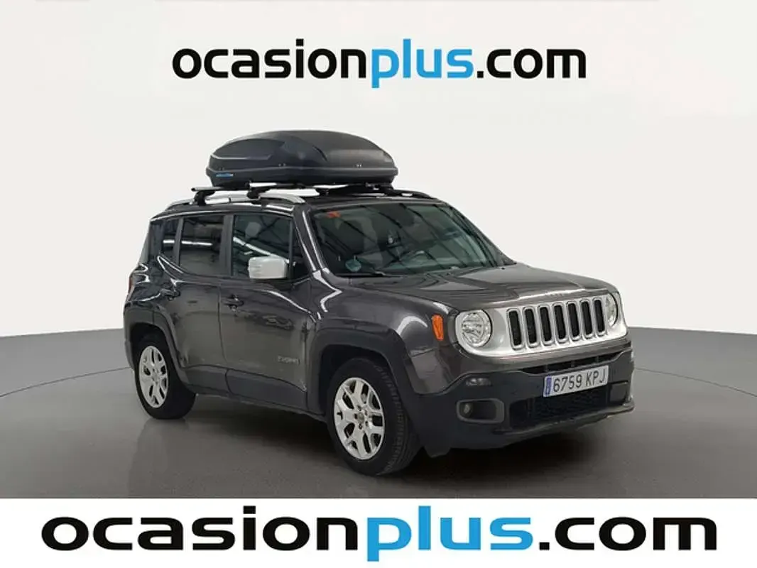Usado Jeep Renegade Limited 120 CV (88 kW) 2018 Gris SUV
