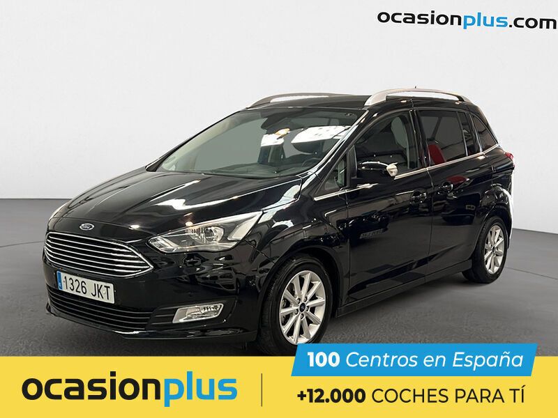 Negro Usado 2015 Ford C-MAX Titanium Monovolumen | 13.990 € (Caro) - Imagen 1/4