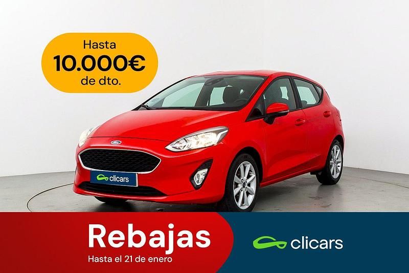 Rojo Usado 2018 Ford Fiesta Trend+ Berlina | 9990 € (Precio justo) - Imagen 1/4