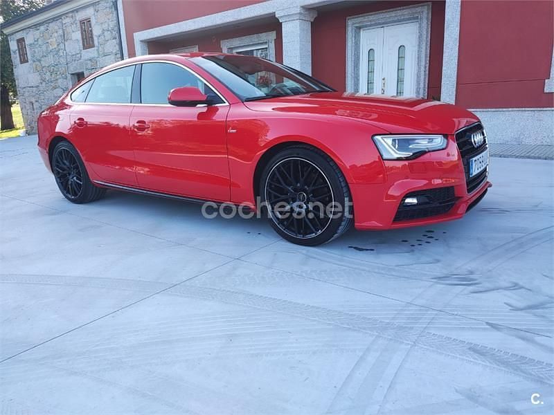 Occasion Audi A5 Sportback S-Line 150 PK (110 kW) 2016 Rood Hatchback