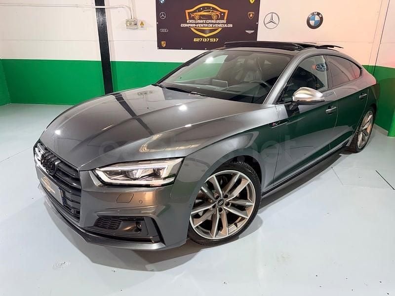Usado Audi A5 Sportback S-line plus 354 CV (260 kW) 2018 Gris / plata Utilitario