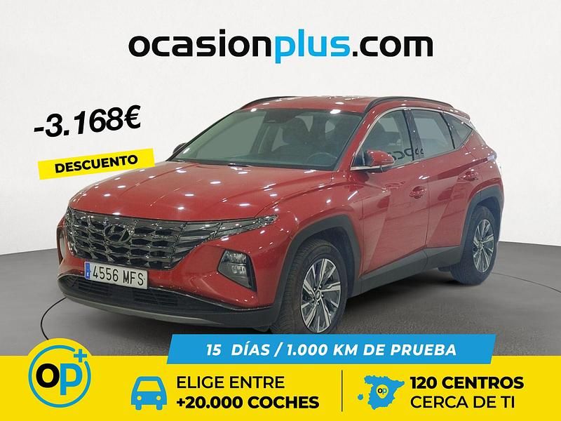 Rojo Usado 2023 Hyundai Tucson SUV | 20.990 € (Precio justo) - Imagen 1/4