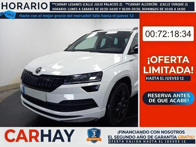 Usado Skoda Karoq SportLine 150 CV (110 kW) 2019 Blanco SUV