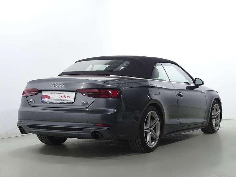 Usado Audi A5 Cabriolet S-Line 252 CV (185 kW) 2018 Gris Descapotable