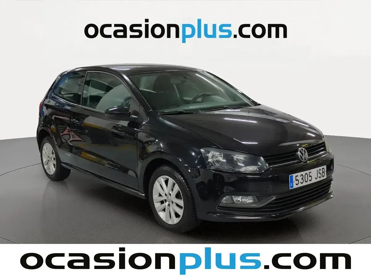 Usado VW Polo 75 CV (55 kW) 2016 Negro Utilitario