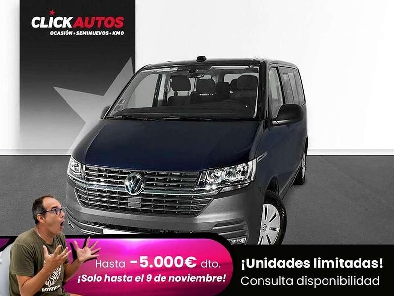 Azul Usado 2023 VW Caravelle Monovolumen | 27.850 € (Buen precio) - Imagen 1/4