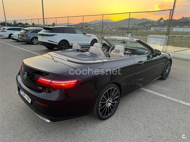 Usado Mercedes E220 194 CV (142 kW) 2020 Negro Descapotable