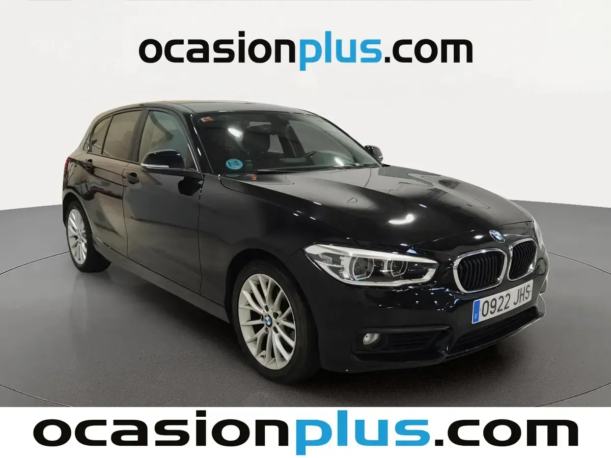 Usado BMW 118 150 CV (110 kW) 2015 Negro Utilitario