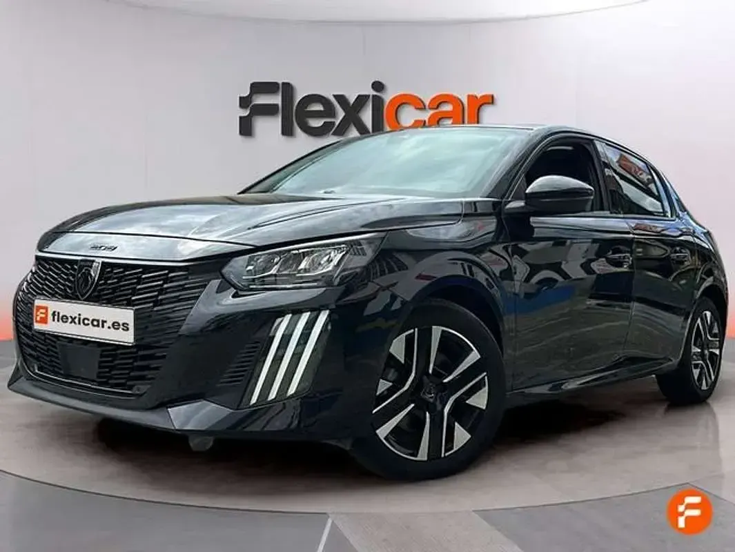 Usado Peugeot 208 Allure 101 CV (74 kW) 2025 Negro Utilitario