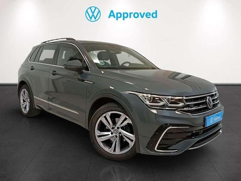 Gris Usado 2021 VW Tiguan R-line SUV | 26.600 € (Precio justo) - Imagen 1/4