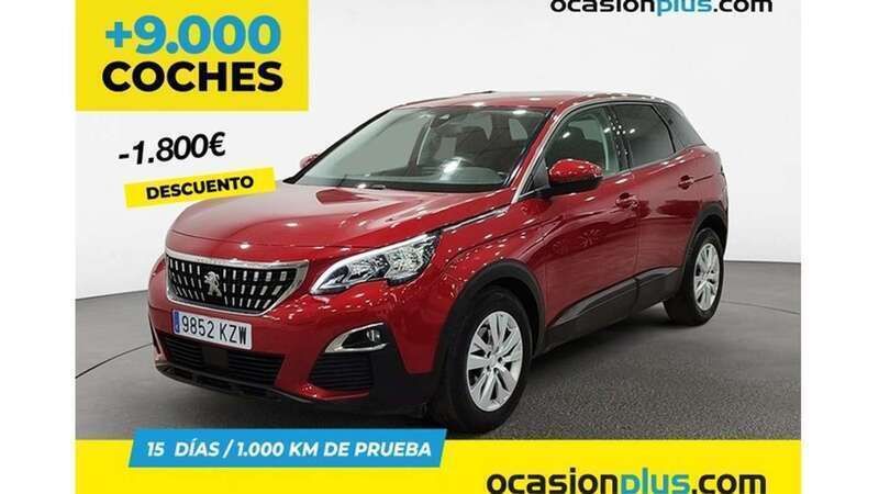 Rojo Usado 2019 Peugeot 3008 Active SUV | 18.000 € (Un poco caro) - Imagen 1/4