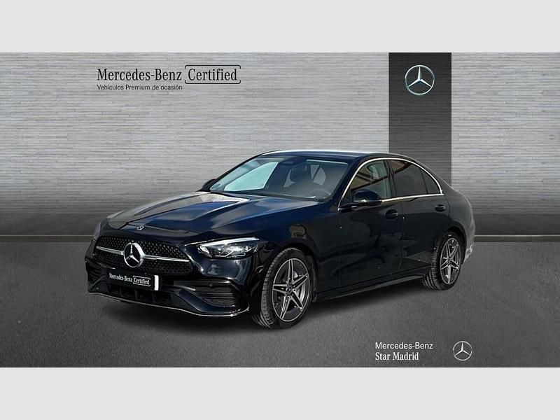 Negro Usado 2022 Mercedes C220 AMG line Berlina | 40.490 € (Precio justo) - Imagen 1/4