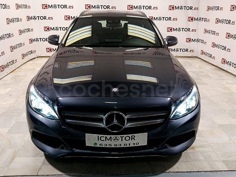 Usado Mercedes C350e 279 CV (205 kW) 2015 Gris / plata Familiar