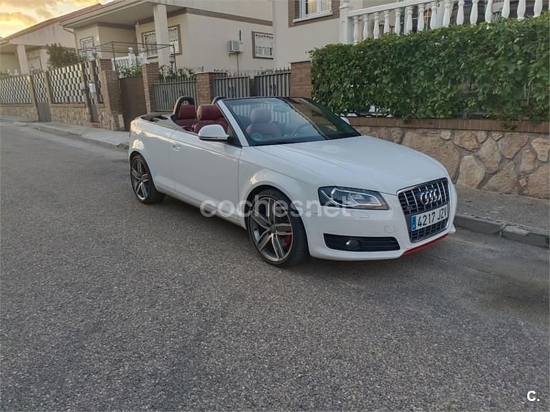 Blanco Usado 2010 Audi A3 Cabriolet Ambition Descapotable | 10.999 € - Imagen 1/4