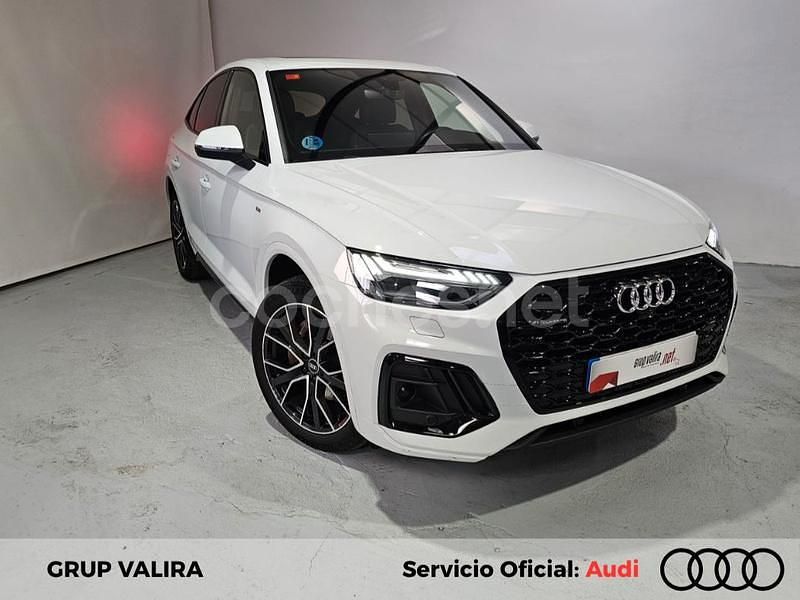 Blanco Usado 2021 Audi Q5 Sportback S-Line SUV | 41.900 € (Precio justo) - Imagen 1/4