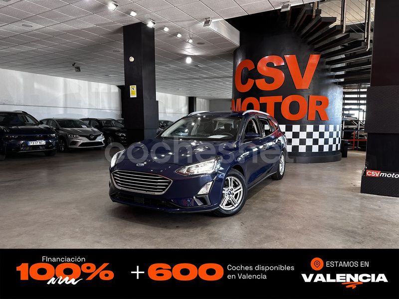 Azul Usado 2020 Ford Focus Trend Familiar | 9950 € (Buen precio) - Imagen 1/4