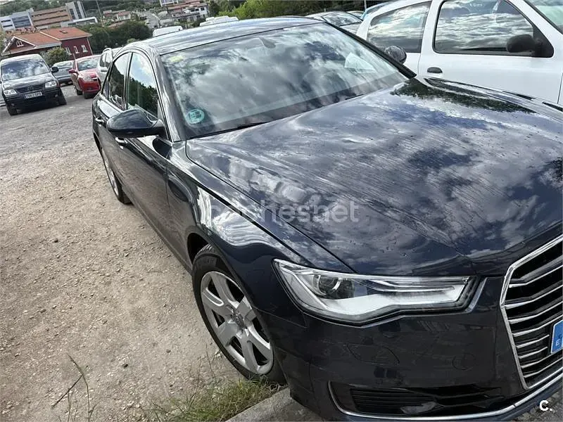 Usado Audi A6 190 CV (139 kW) 2015 Negro Berlina