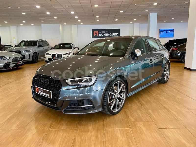 Gris / plata Usado 2017 Audi A3 Sportback S-Line Utilitario | 26.900 € (Buen precio) - Imagen 1/4