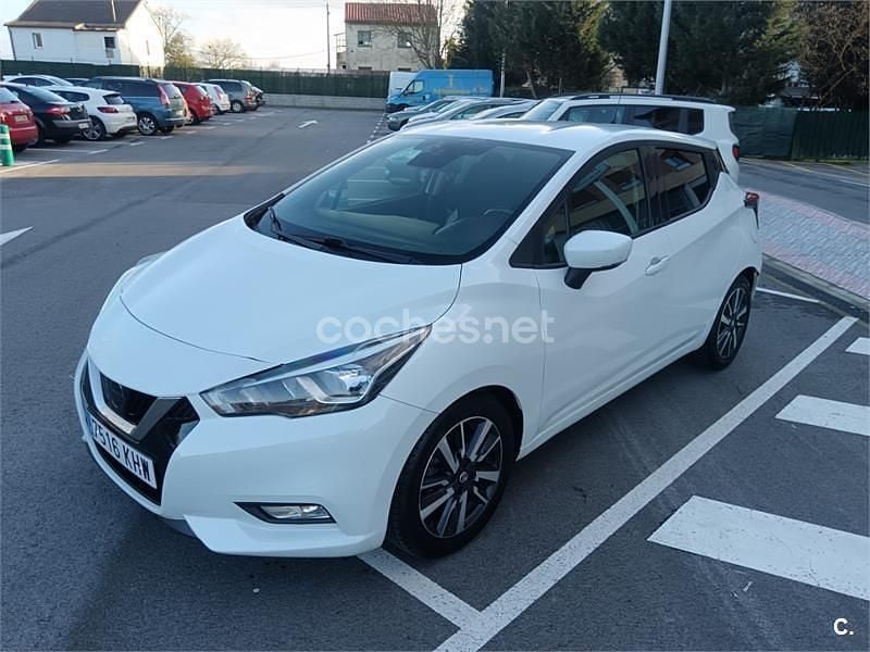 Usado Nissan Micra N-Connecta 90 CV (66 kW) 2018 Blanco Berlina