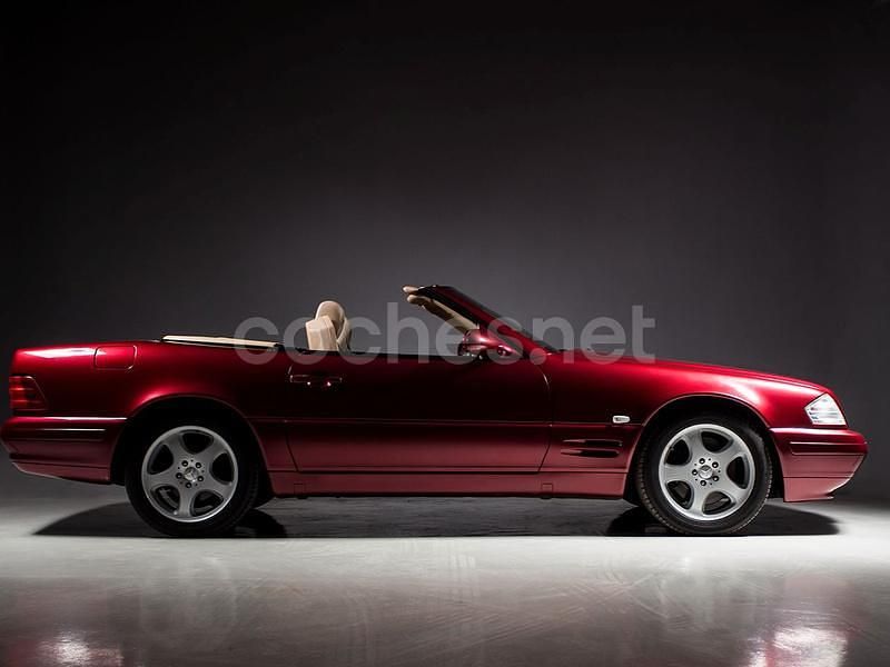 Usado Mercedes SL280 204 CV (150 kW) 2001 Granate Descapotable
