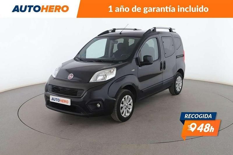 Negro Usado 2019 Fiat Qubo Lounge Monovolumen | 10.899 € (Precio justo) - Imagen 1/3