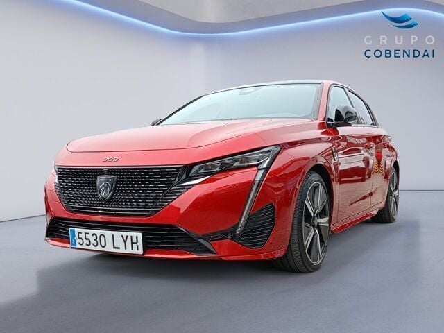 Rojo Usado 2022 Peugeot 308 GT Berlina | 22.490 € (Precio justo) - Imagen 1/4