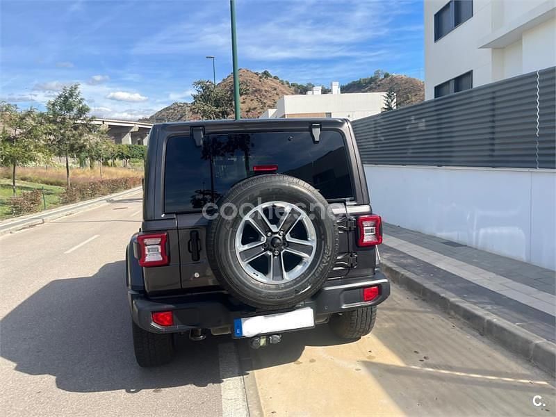 Gris / plata Usado 2019 Jeep Wrangler Sahara SUV | 40.500 € (Super precio) - Imagen 1/4