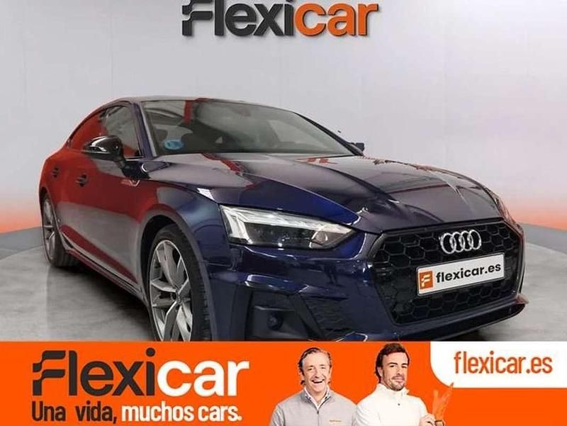 Azul Usado 2021 Audi A5 Sportback S-line plus Berlina | 30.390 € - Imagen 1/4
