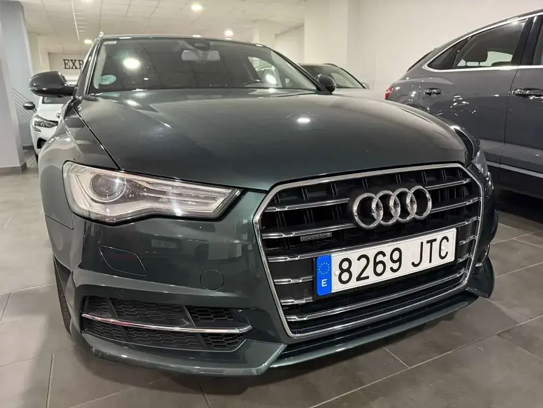 Usado Audi A6 S-Line 272 CV (200 kW) 2016 Negro Familiar