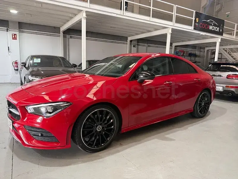 Usado Mercedes CLA200 150 CV (110 kW) 2019 Rojo Coupe