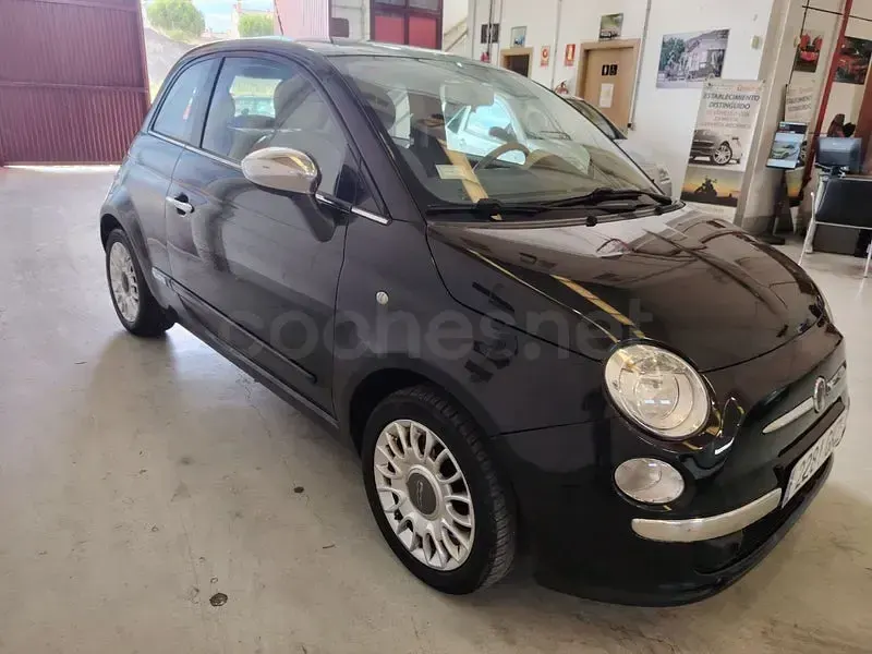 Usado Fiat 500 Sport 69 CV (50 kW) 2009 Negro Descapotable