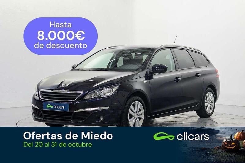 Azul Usado 2017 Peugeot 308 GT-line Familiar | 8090 € (Buen precio) - Imagen 1/4
